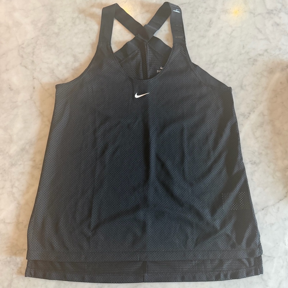 Nike Women's Mesh Tank Top - black -  size small